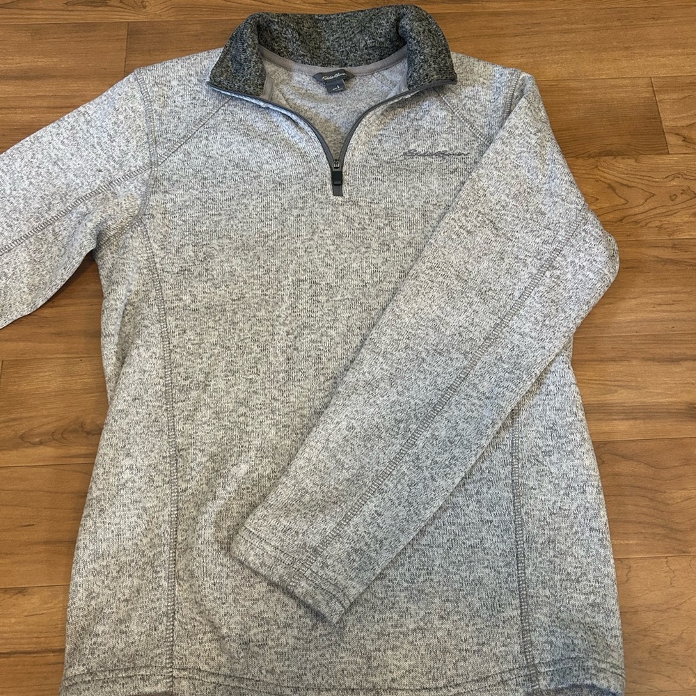 Mens Eddie Bauer quarter zip- size small